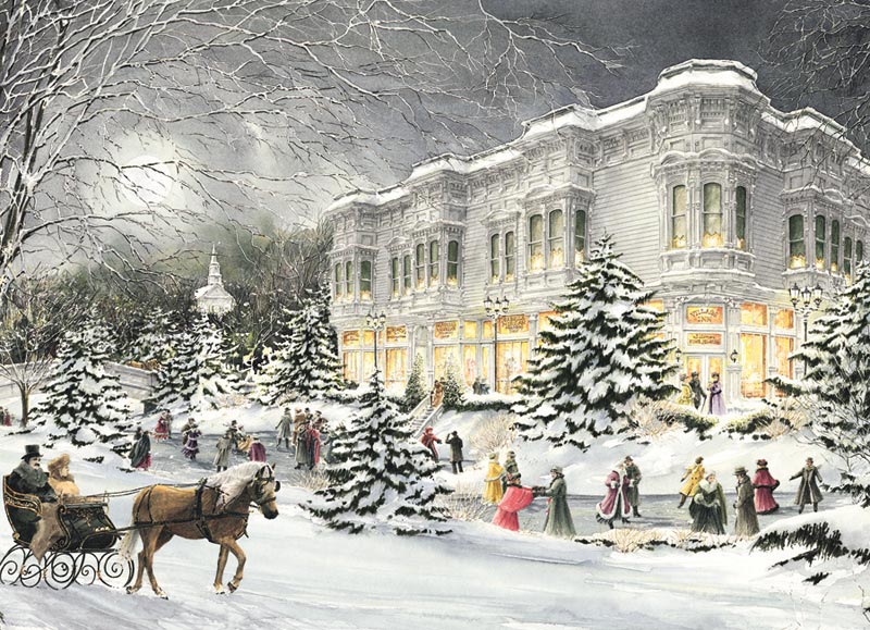 Winter Garden 1000 piece Cobble Hill puzzle