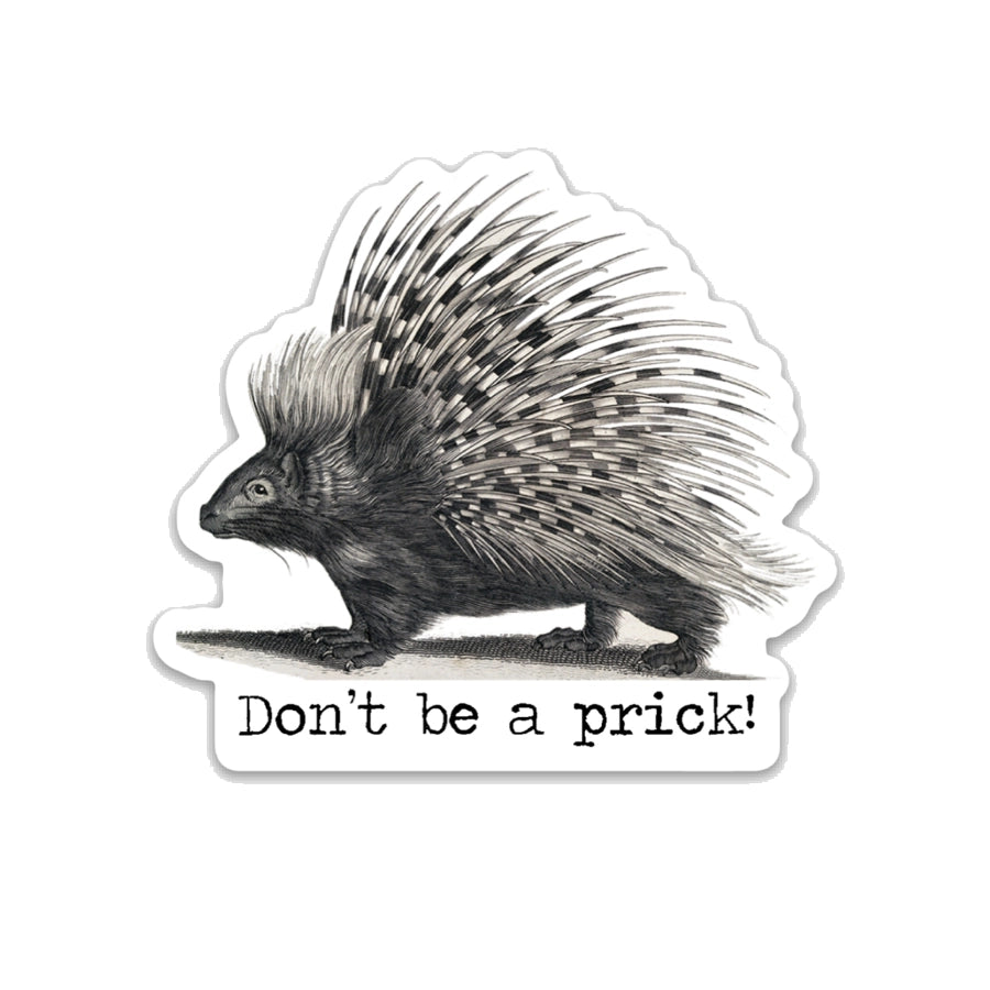 Don't Be A Prick Vinyl Sticker