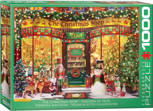 The Christmas Shop 1000 piece puzzle by Eurographics