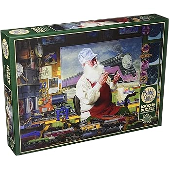 Santa's Hobby 1000 piece puzzle by Eurographics