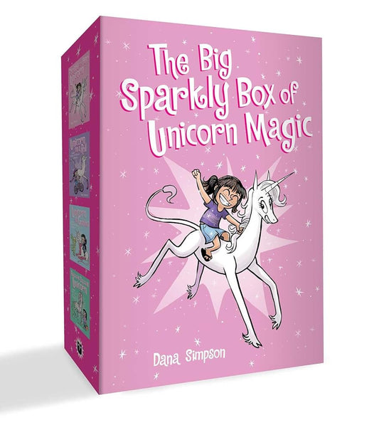 The Big Sparkly Box of Unicorn Magic: Phoebe and Her Unicorn Box Set Volume 1-4 by Dana Simpson