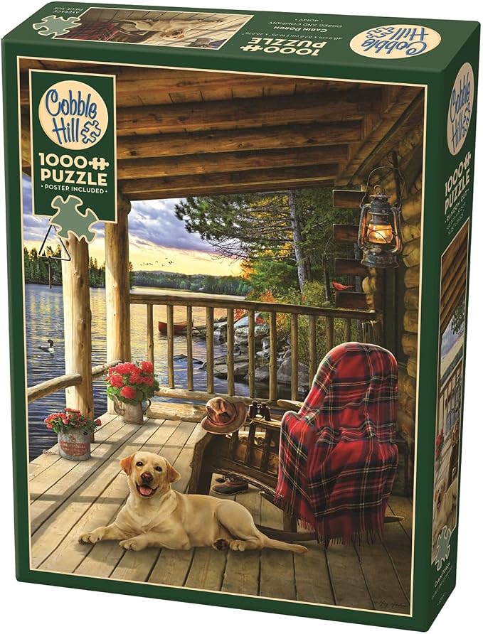 Cabin Porch Cobble Hill 1000 Puzzle