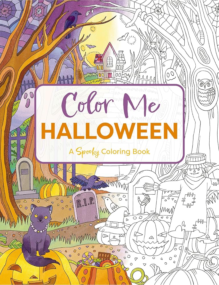 Color Me Halloween: A Spooky Colouring Book
