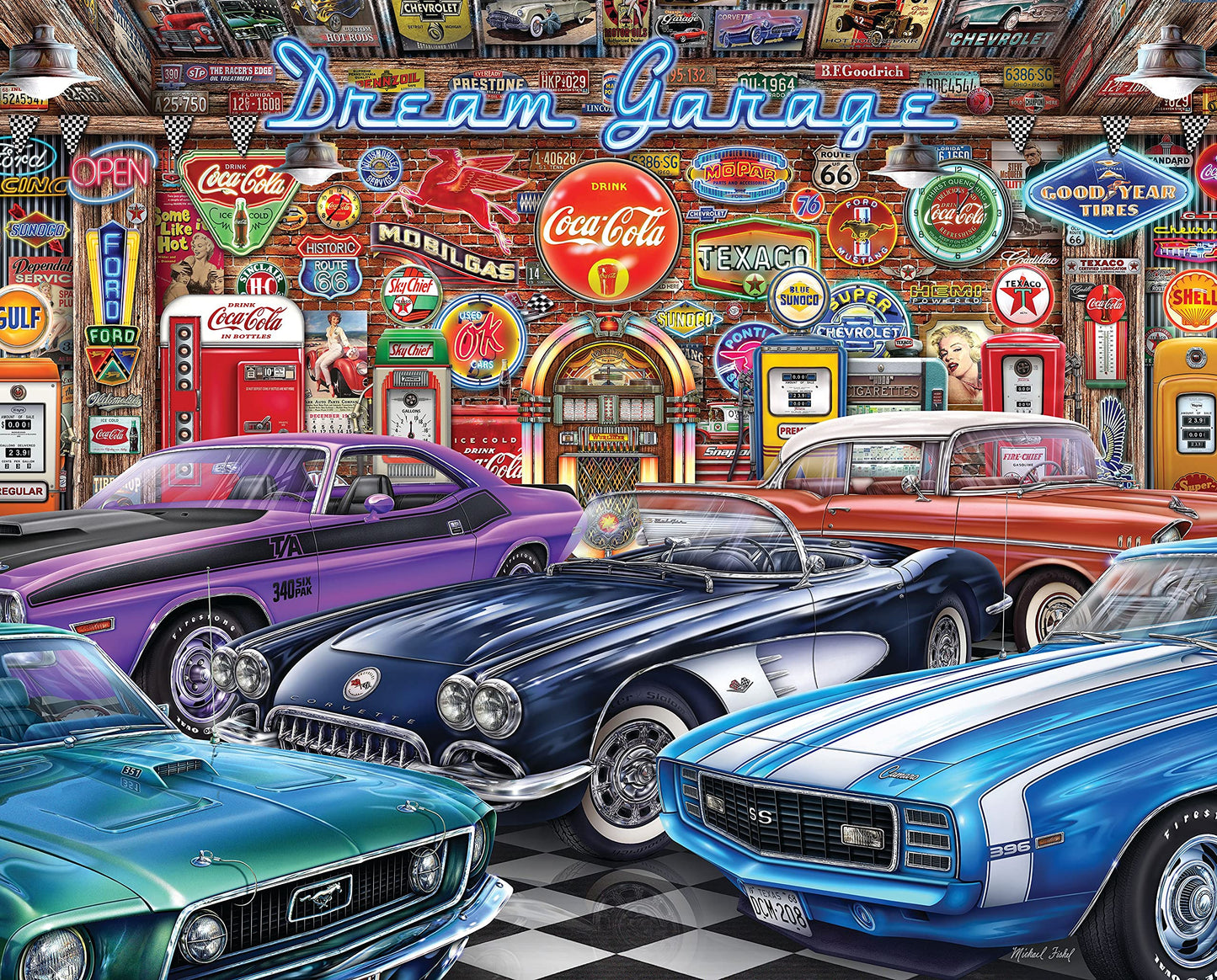 Dream Garage 1000 Springbok Puzzle