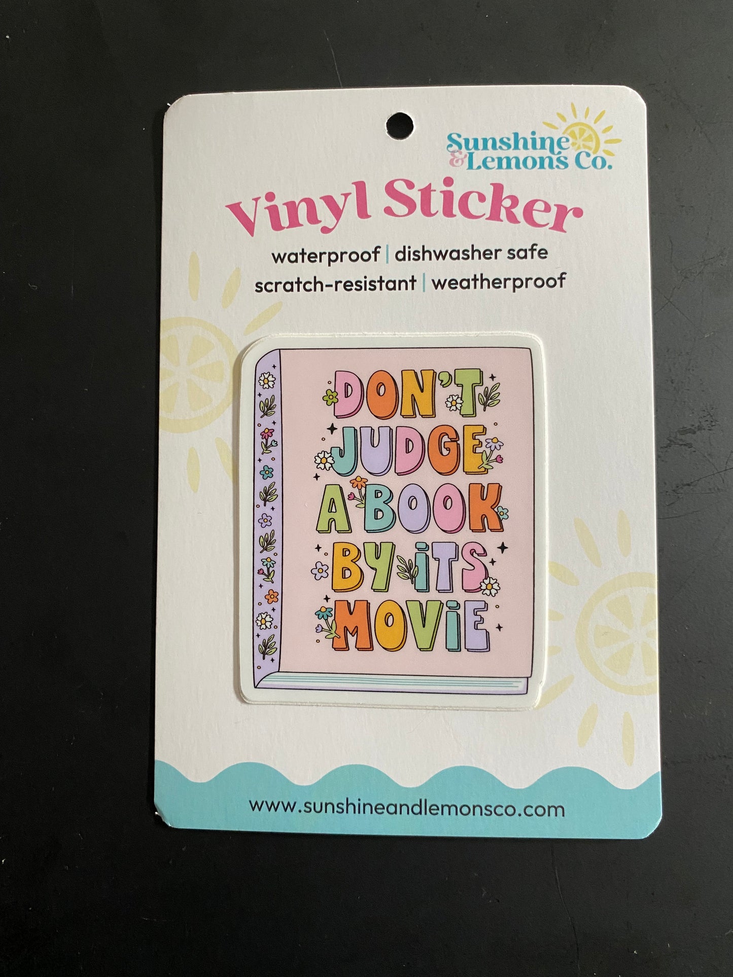 Lemon Vinyl Sticker