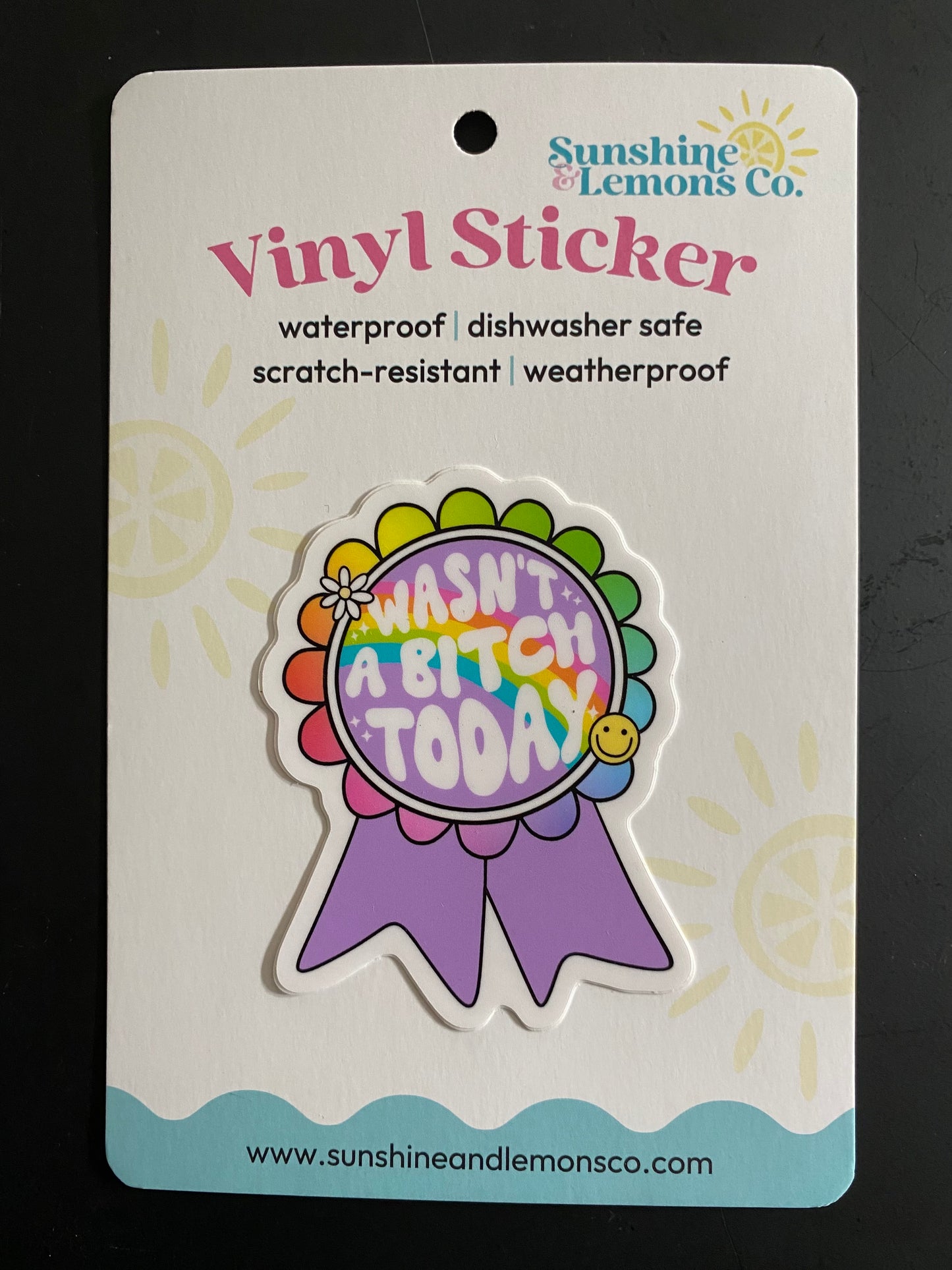 Lemon Vinyl Sticker
