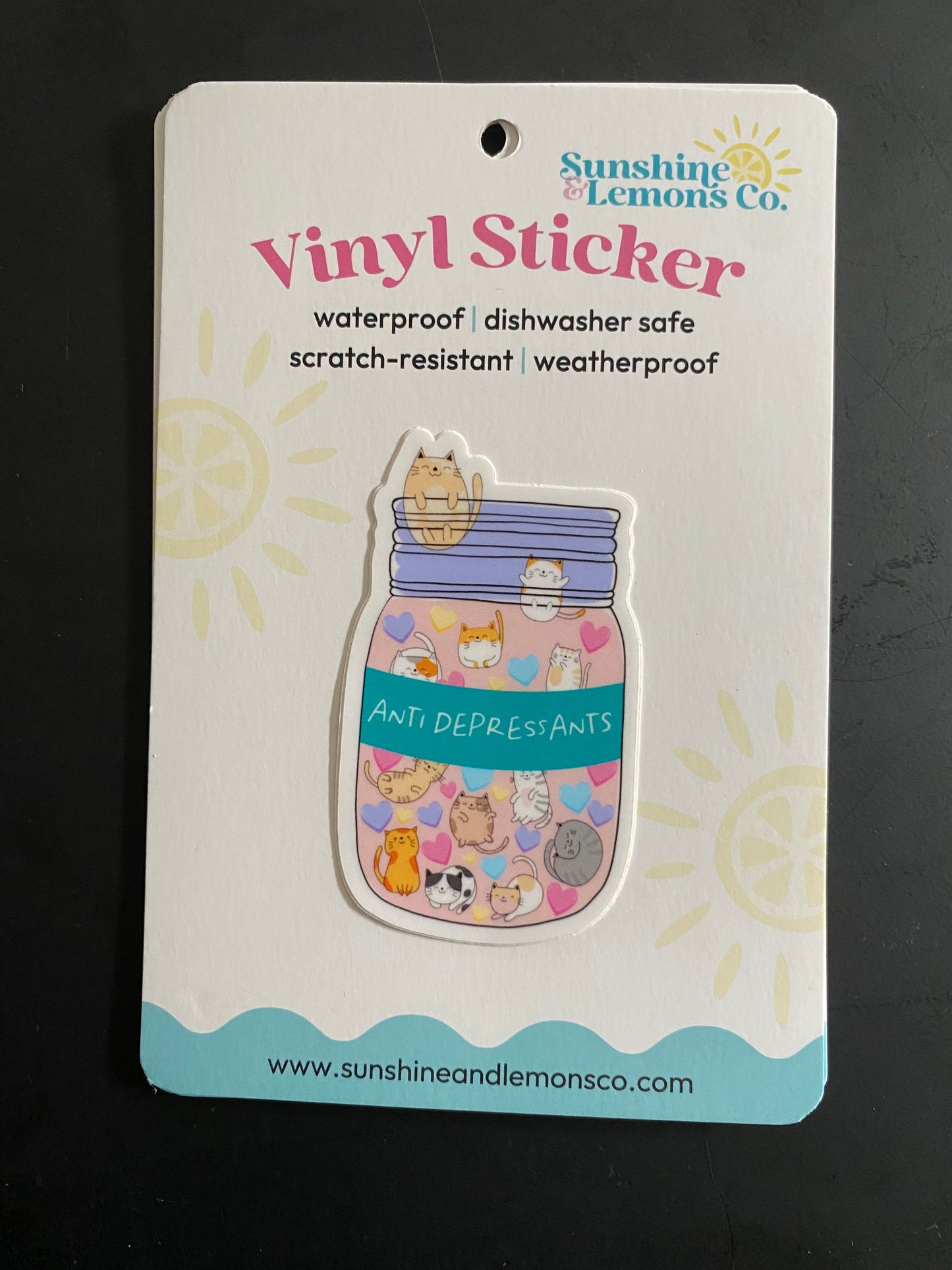 Lemon Vinyl Sticker