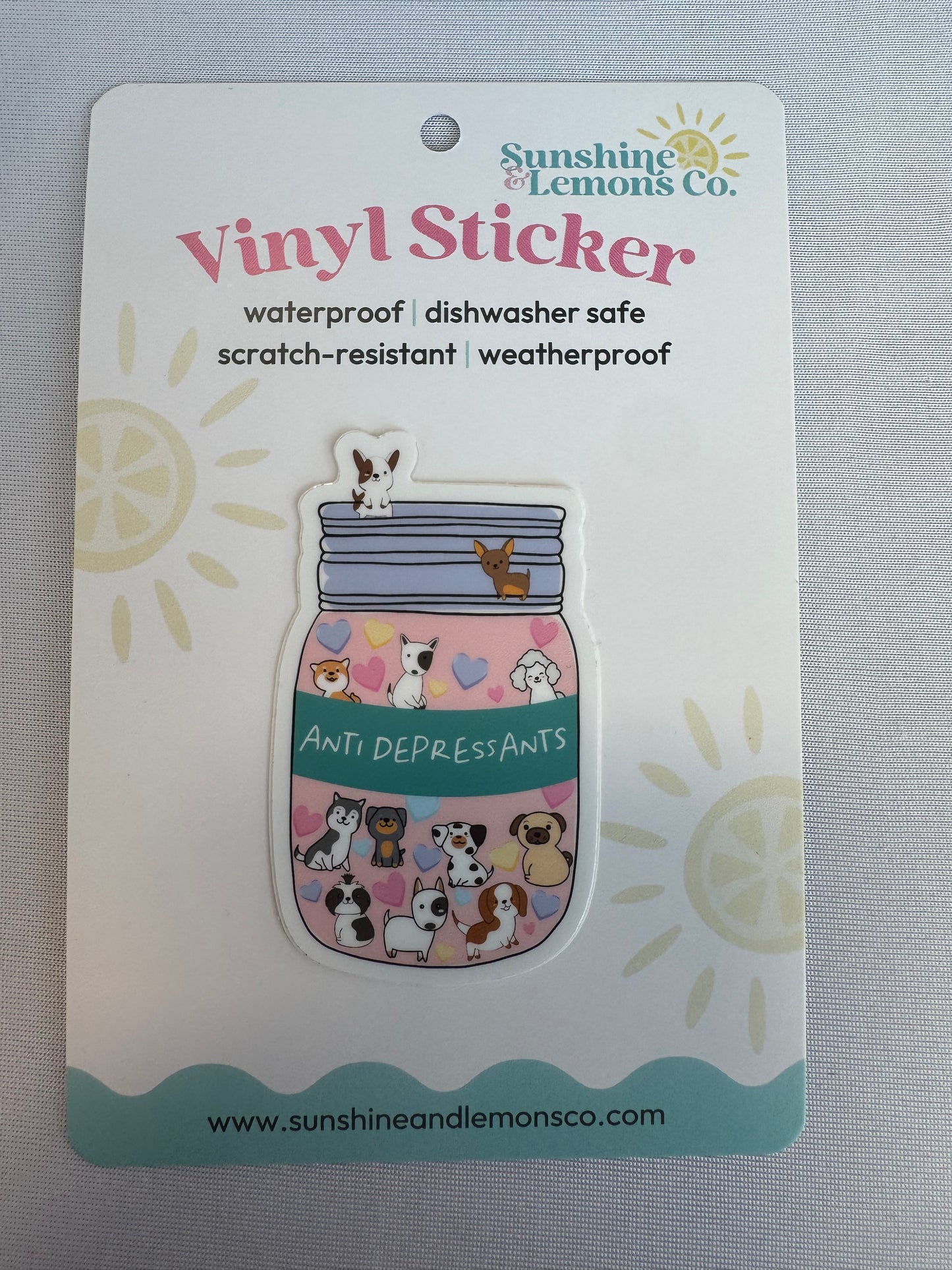 Lemon Vinyl Stickers