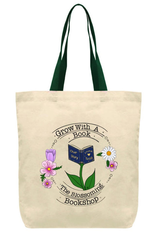 Blossoming Bookshop Tote Bag