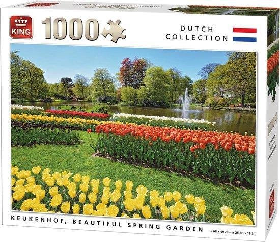 Keukenhof, Beautiful Spring Garden 1000 Puzzle King Dutch Collection