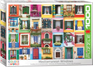Mediterranean Windows 1000 Eurographics Puzzle