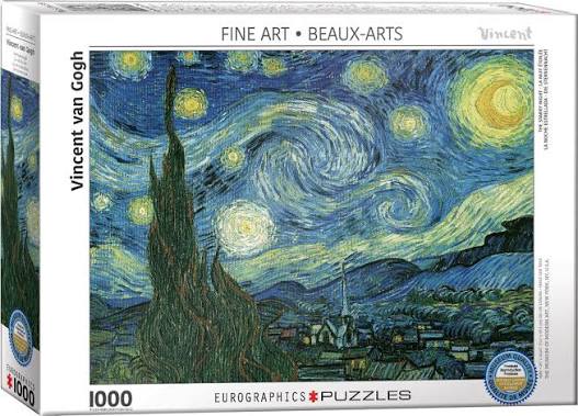 The Starry Night - Vincent van Gogh 1000 Eurographics Puzzle