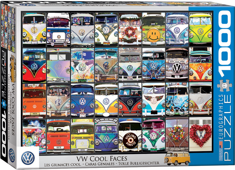 VW Cool Faces 1000 Eurographics Puzzle