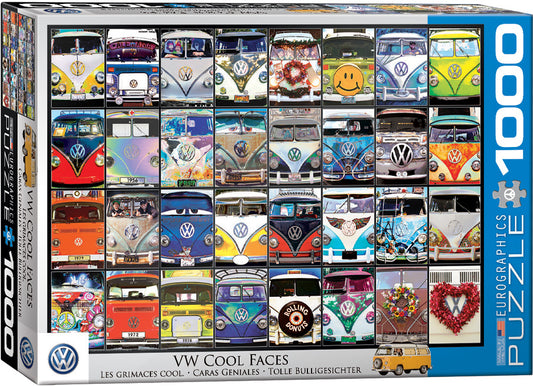 VW Cool Faces 1000 Eurographics Puzzle