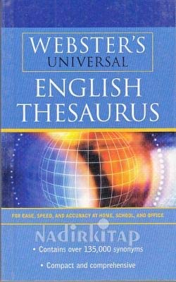 Webster's Universal English Thesaurus by Webster's
