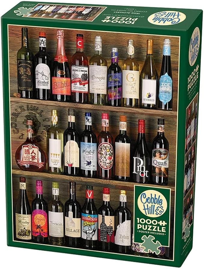 Wine Alphabet Cobble Hill 1000 Puzzle