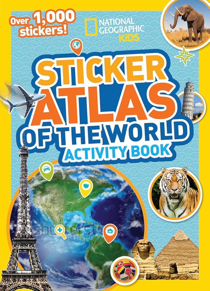 World Atlas Sticker Activity Book by National Geographic Kids