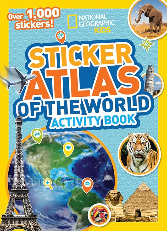 World Atlas Sticker Activity Book by National Geographic Kids