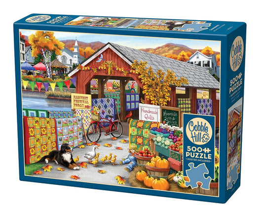 Harvest Festival 500 piece Cobble Hill puzzle