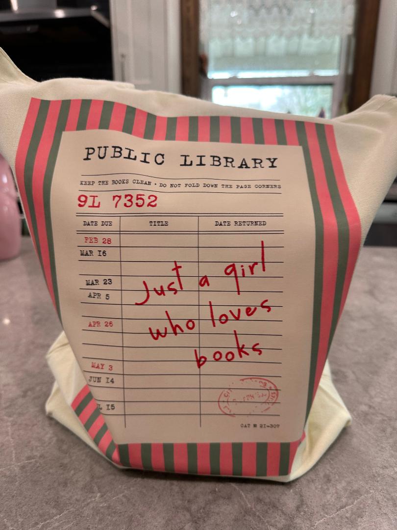 Just a Girl Who Loves Books Tote Bag